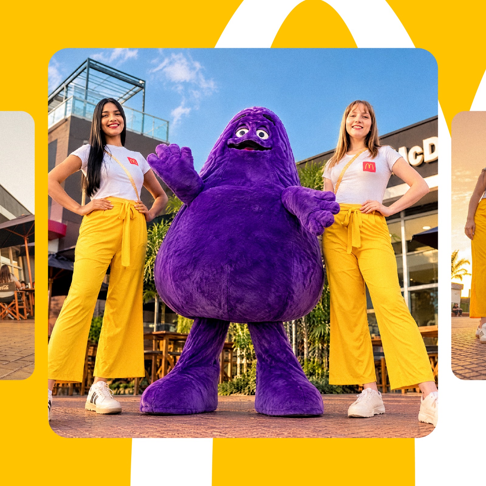 Activación de McDonald's con Grimace
