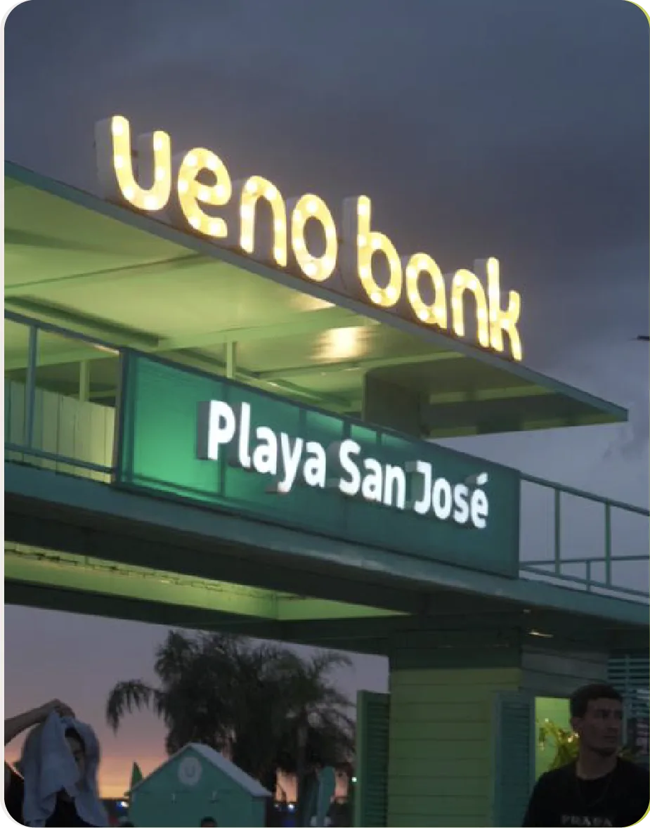 Cobertura audiovisual de Ueno Bank en Playa San José
